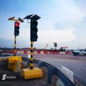 ¿Cómo la señal de tráfico portátil ayuda al control del tráfico?