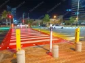 Soluciones de cruce de peatones en Arabia Saudita.