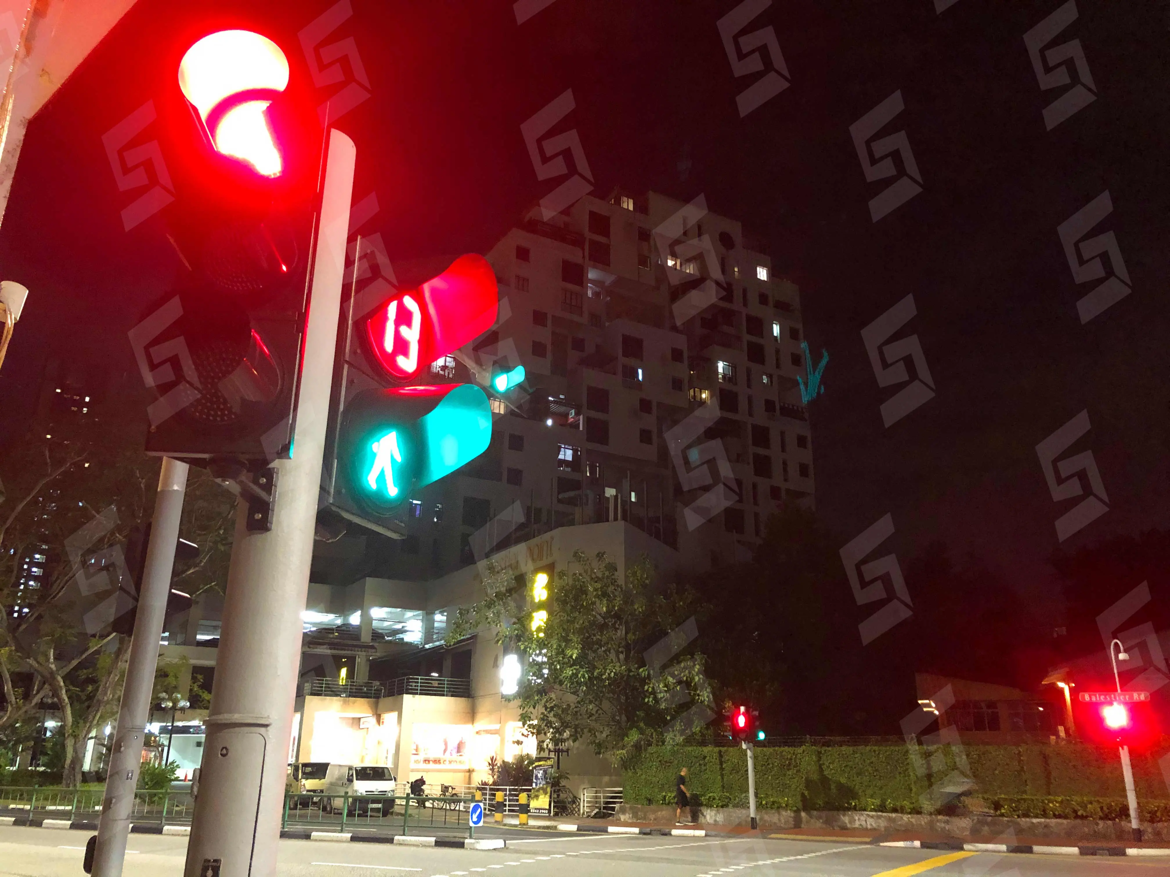 Caso de semáforos en Singapur.