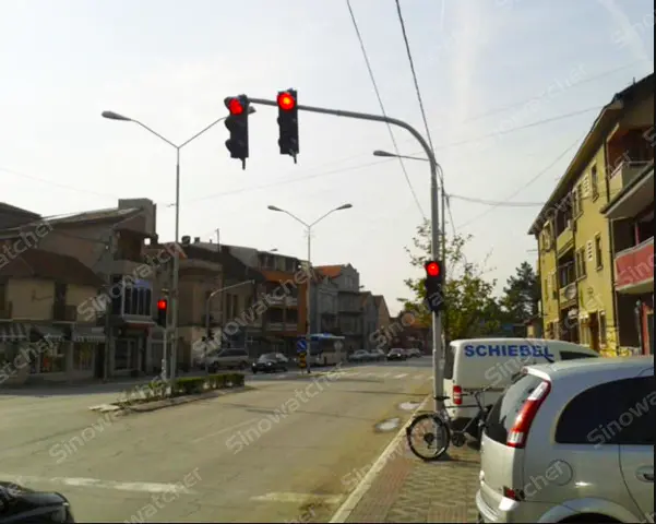 Caso de semáforos en Serbia Jagodina.