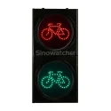 Signaux de circulation pour vélos R et G avec lentilles transparentes de 300 mm
