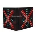 Croix rouge de 600 mm + flèche verte LED pixel cluster feu de circulation