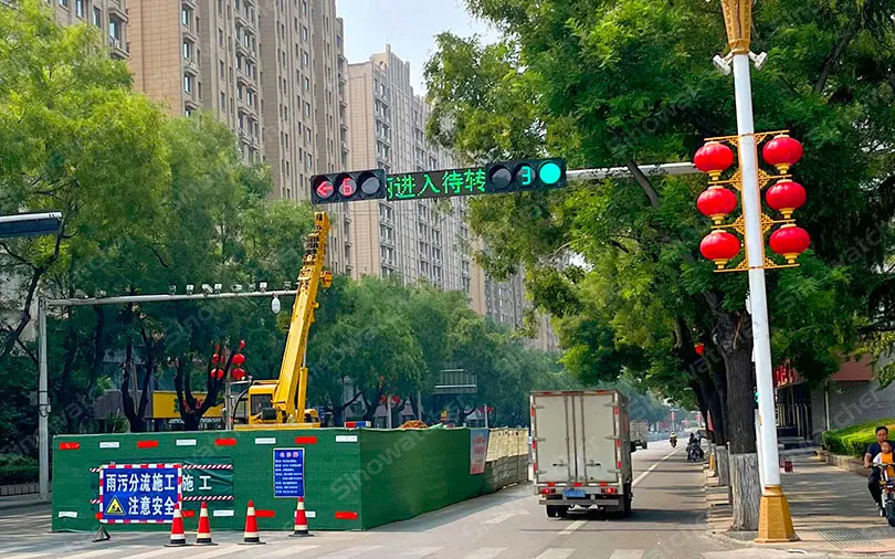 Semáforos en Puyang