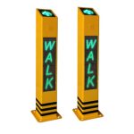 Bornes de signalisation pour piétons intelligentes