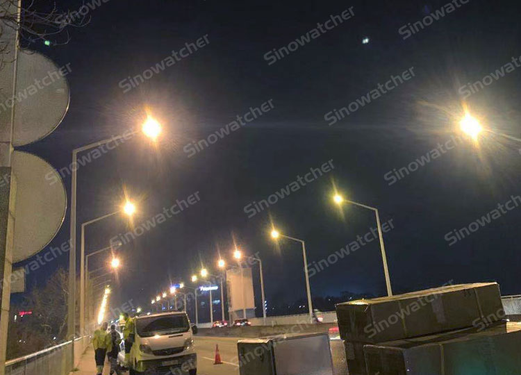 Street Light project in Portugal Feb of 2022