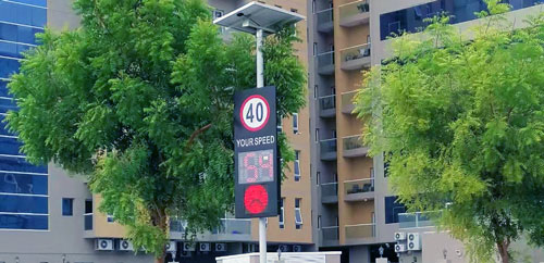 Installation Method for Radar Speed Sign
