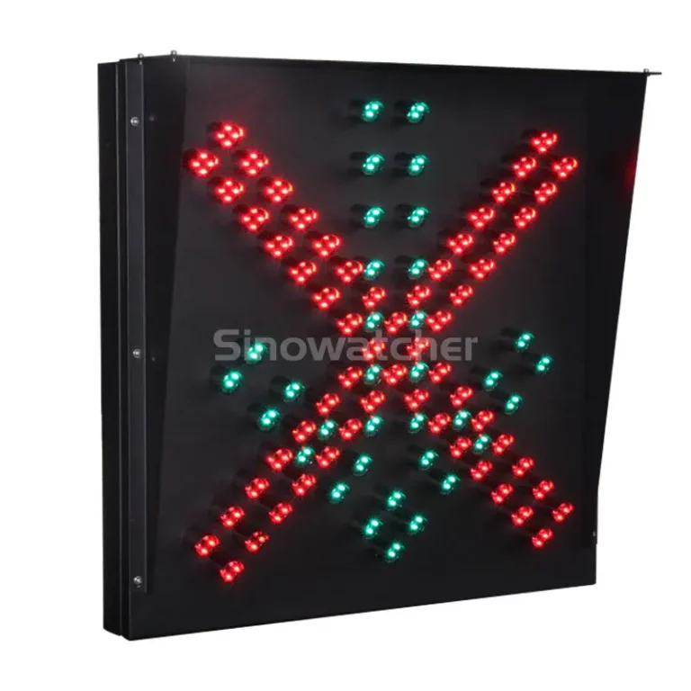 600mm Croix rouge + Flèche verte LED Pixel Cluster Traffic Light