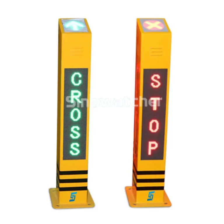 Signaux de passage pour piétons Bornes de signalisation pour piétons intelligentes