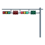 Traffic poles