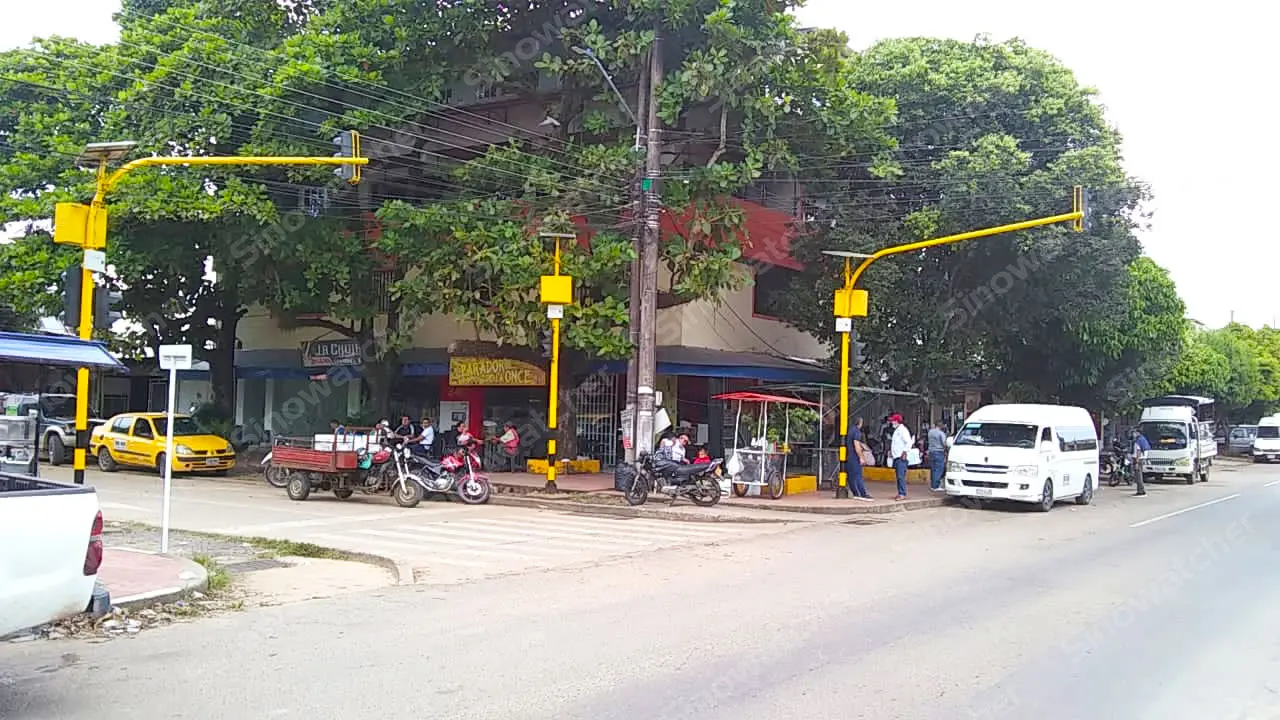 Traffic light project in Colombia