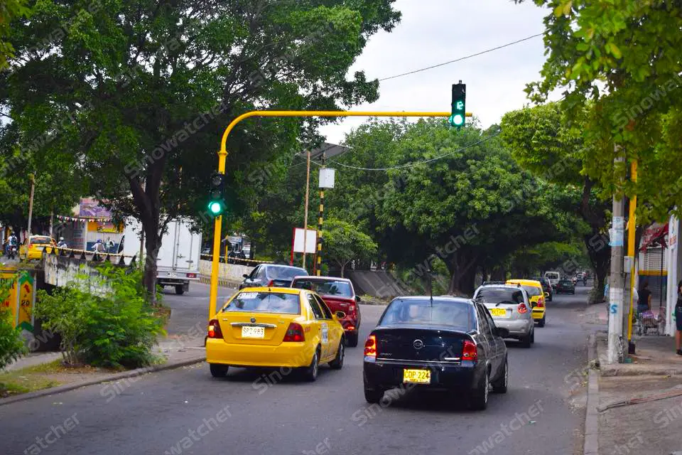 Traffic light project in Colombia