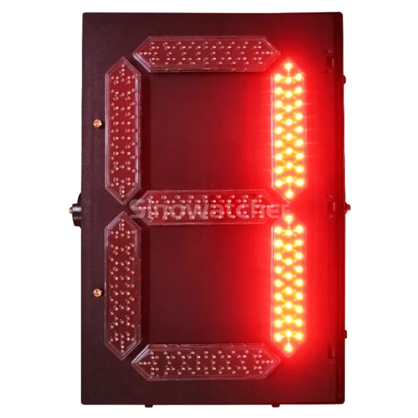720x570 мм Двухцветный однозначный таймер светофора 5