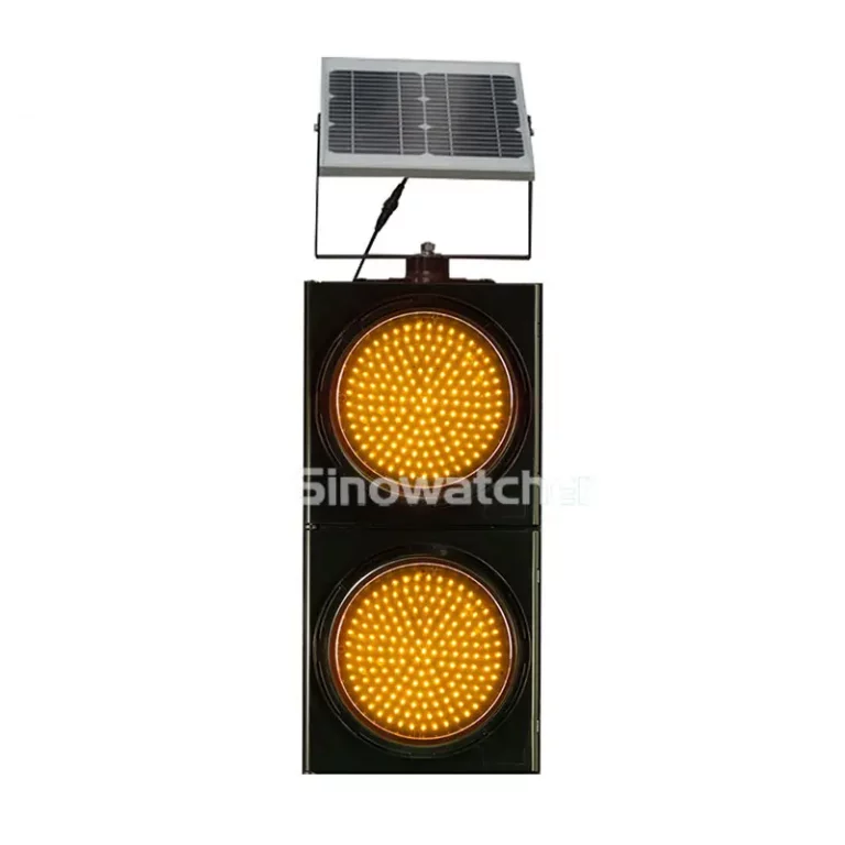 Feu d'avertissement solaire jaune de 300 mm