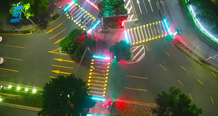 RG LED Brick Light for Pedestrian Safety