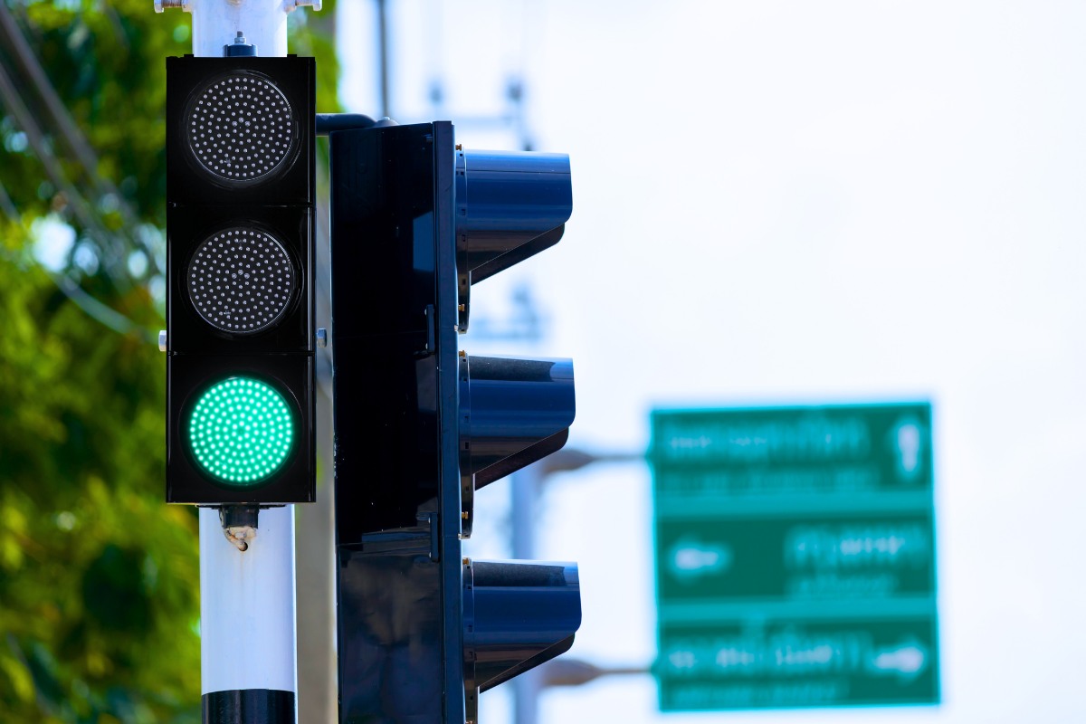 Clear Lens Traffic Light 4
