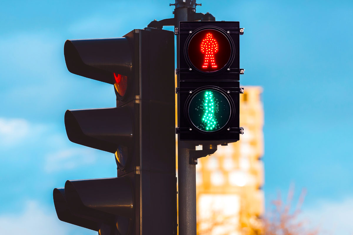 200mm Red Static And Green Dynamic Pedestrian Lights 1